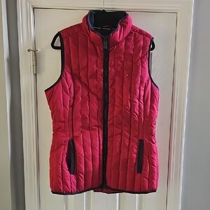 Tommy Hilfiger Red and Blue Quilted Vest
